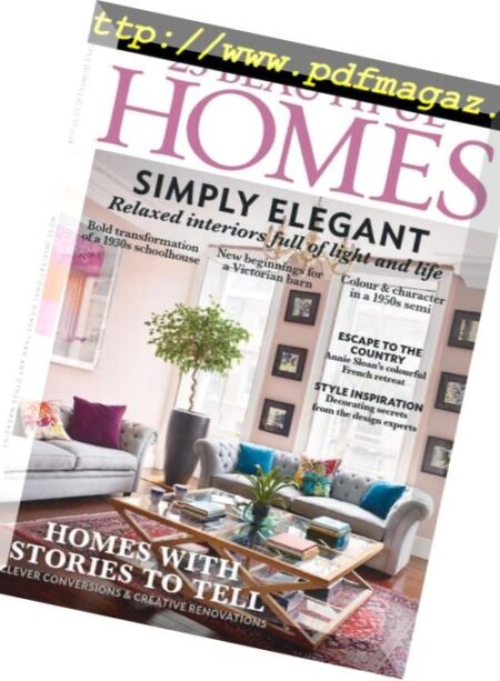 25 Beautiful Homes – August 2018 Cover
