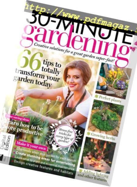 30 Minute Gardening – April 2018 Cover