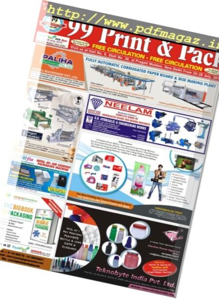 99 Print & Pack – July 2018 Cover