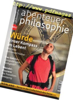 Abenteuer Philosophie – Juli-September 2018