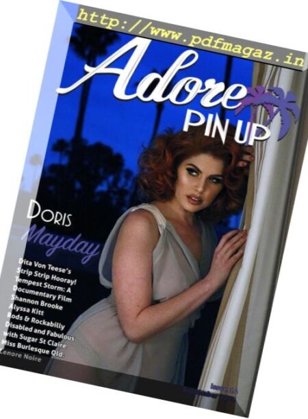 Adore Pin Up Magazine – September 2016 Cover