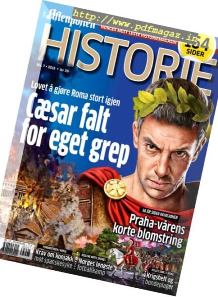 Aftenposten Historie – juli 2018 Cover