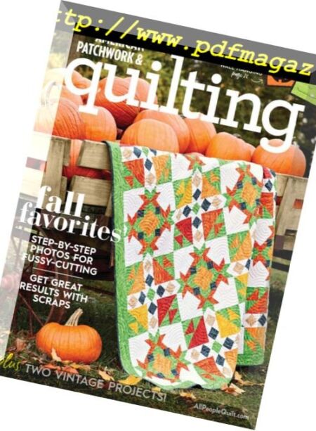 American Patchwork & Quilting – October 2018 Cover