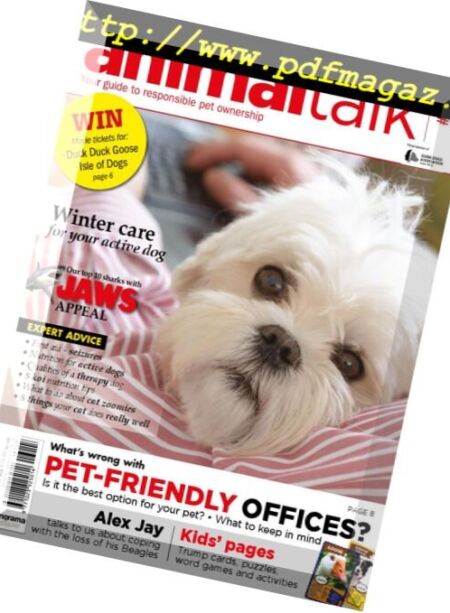 Animal Talk – July 2018 Cover
