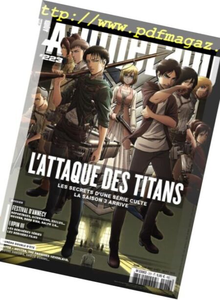 Animeland – aout-septembre 2018 Cover