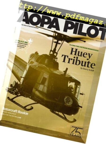 AOPA Pilot Magazine – March 2014 Cover