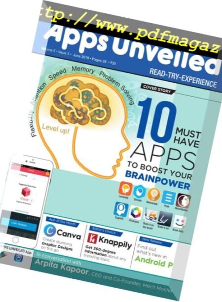 Apps Unveiled – June 2018 Cover