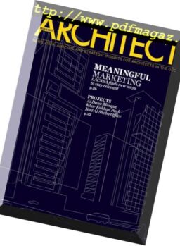 Architect Middle East – August 2018