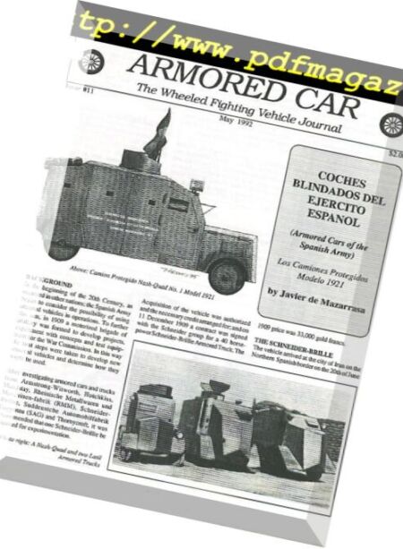 Armored Car – n. 11 Cover