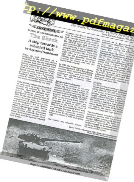 Armored Car – n. 30 Cover