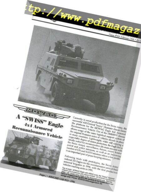 Armored Car – n. 33 Cover