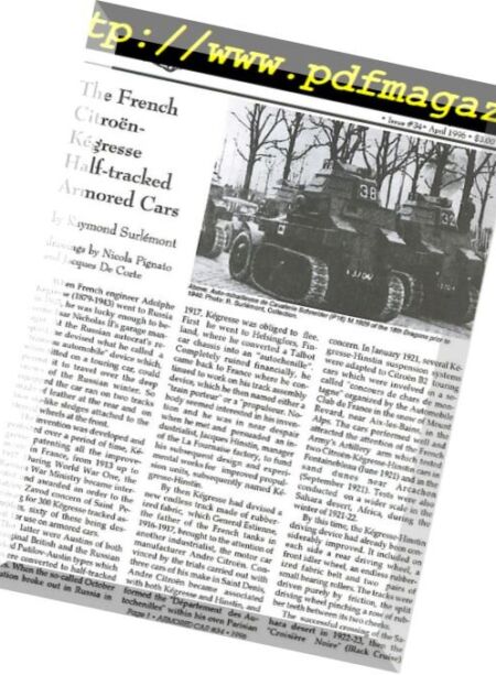 Armored Car – n. 34 Cover