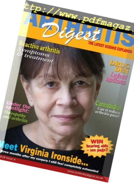 Arthritis Digest – July 2018 Cover