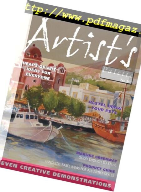 Artists Palette – August 2018 Cover