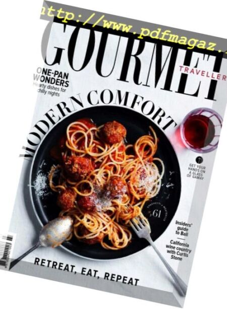 Australian Gourmet Traveller – July 2018 Cover