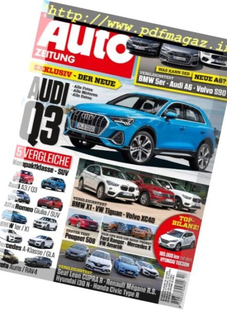 Auto Zeitung – 25 Juli 2018 Cover