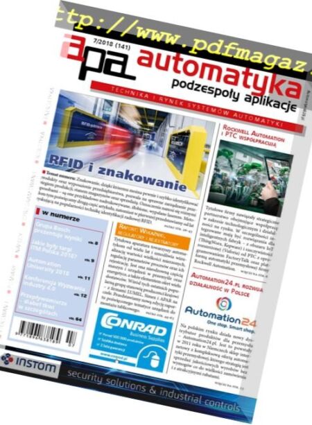Automatyka Podzespoly Aplikacje – Lipiec 2018 Cover