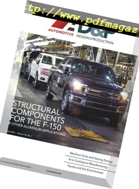 Automotive Design and Production – July 2018 Cover