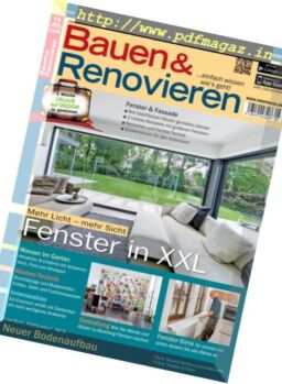 Bauen & Renovieren – Juli-August 2018