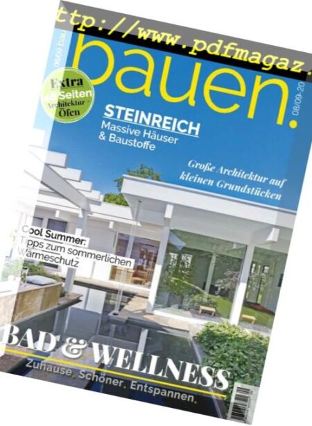 Bauen! – August-September 2018 Cover