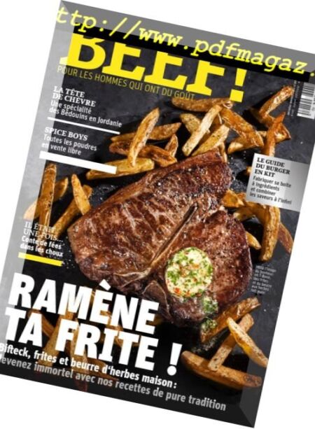BEEF! Magazine – juillet-aout 2018 Cover
