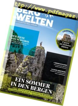 Bergwelten Germany – August-September 2018