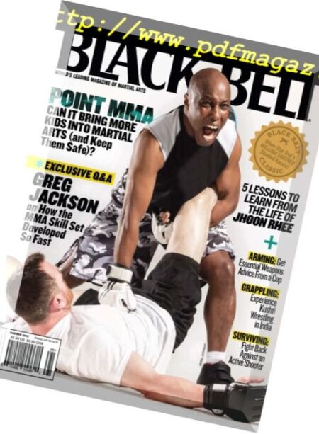 Black Belt – August-September 2018 Cover