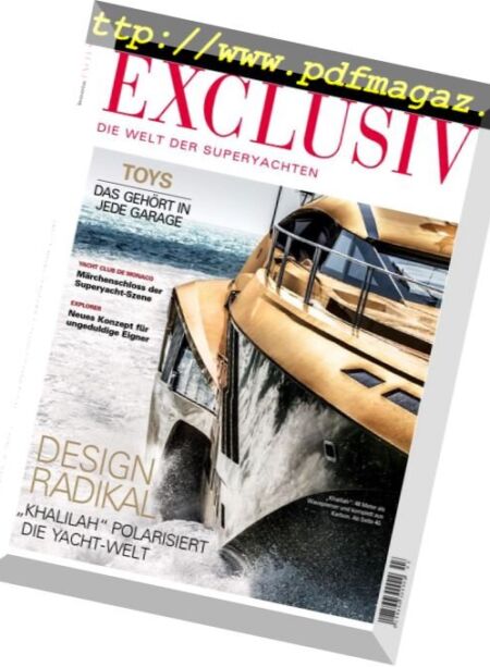 Boote Exclusiv – MAi-JUNI 2015 Cover