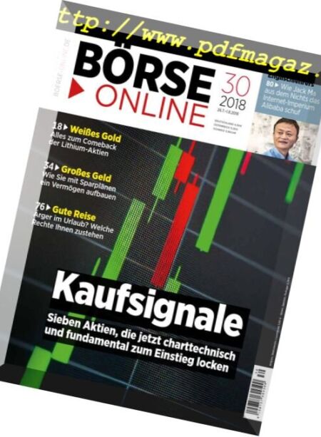 BOrse Online – 26 Juli 2018 Cover