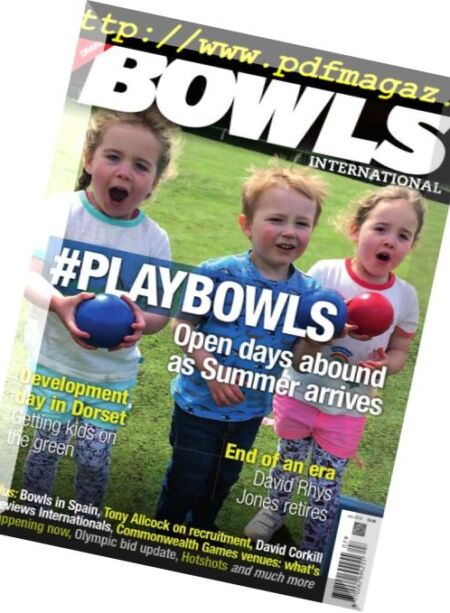 Bowls International – June 2018 Cover