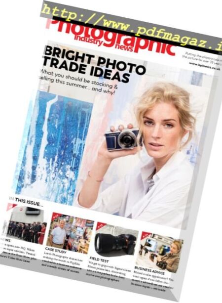 British Photographic Industry News – July-August 2018 Cover