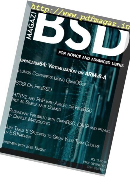 BSD Magazine – August 2018 Cover