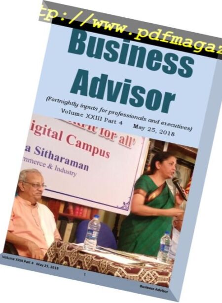 Business Advisor – May 24, 2018 Cover