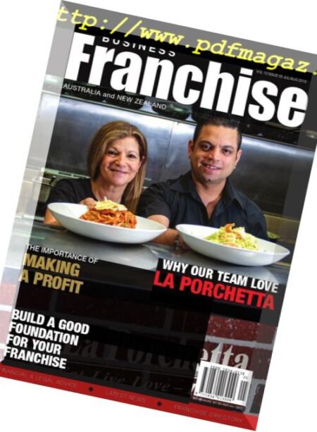 Business Franchise Australia & New Zealand – July 2018 Cover