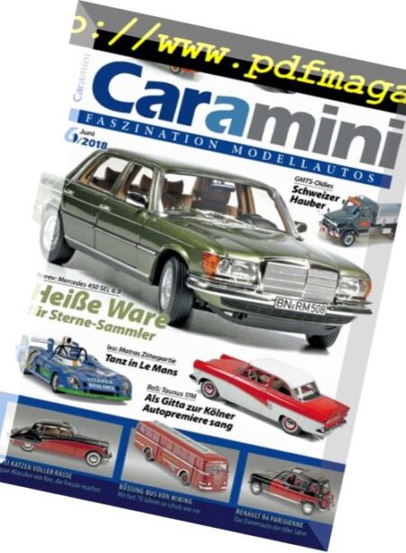 Caramini – Juni 2018 Cover