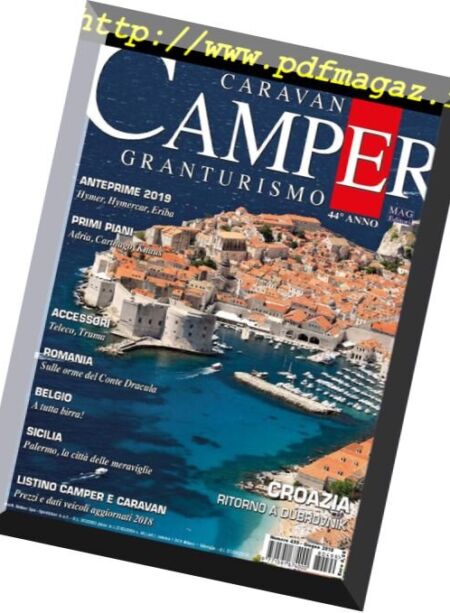 Caravan e Camper Granturismo – giugno 2018 Cover
