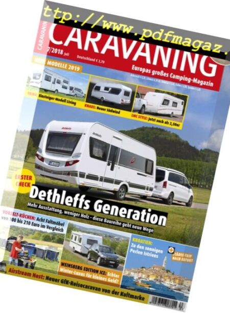 Caravaning – Juli 2018 Cover