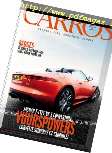 Carros – Mei-Juni 2015 Cover