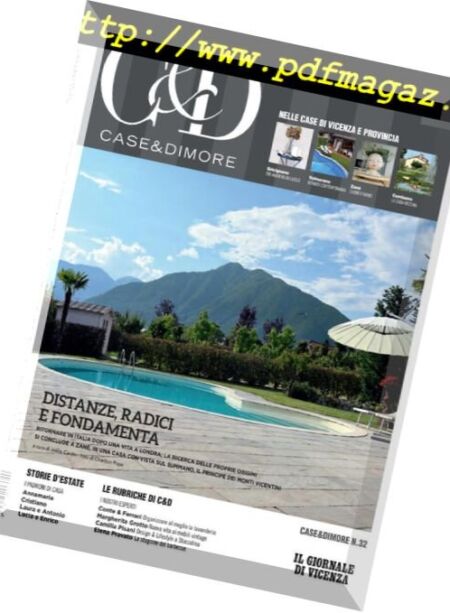 Case & Dimore – N 32, 2018 Cover