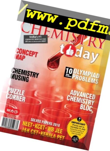 Chemistry Today – June 2018 Cover