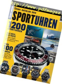 Chronos – Sportuhren Katalog 2018-2019
