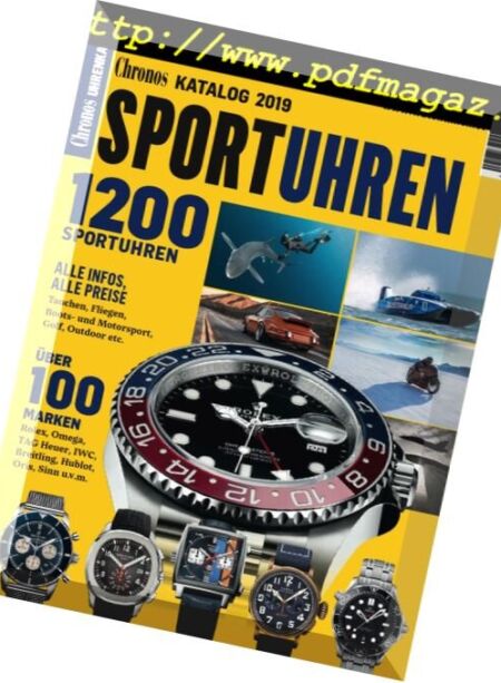 Chronos – Sportuhren Katalog 2018-2019 Cover