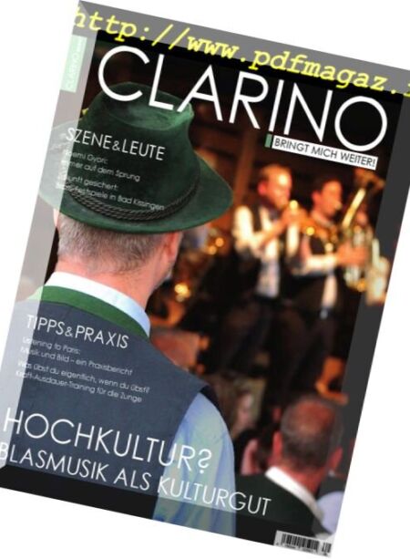Clarino – Juli-August 2018 Cover