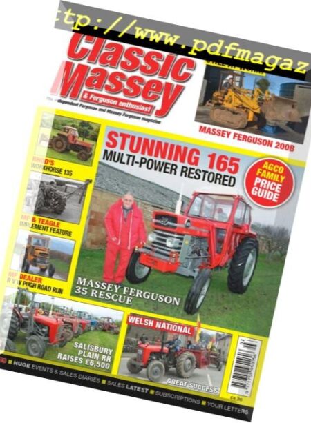 Classic Massey – July-August 2018 Cover
