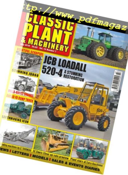 Classic Plant & Machinery – July 2018 Cover