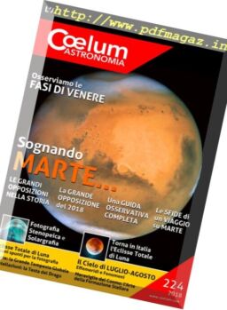 Coelum Astronomia – N 224, 2018
