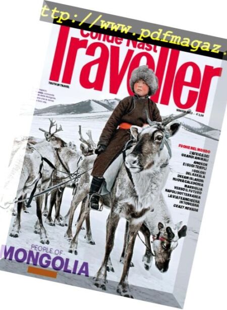 Conde Nast Traveller Italia – Winter 2013 Cover