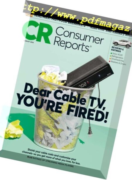 Consumer Reports – August 2018 Cover