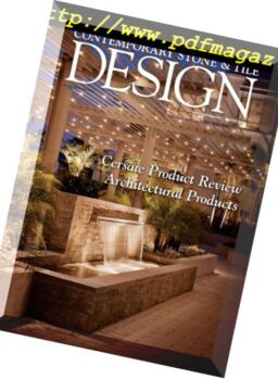 Contemporary Stone & Tile Design – Winter 2015