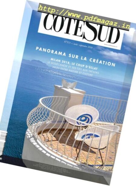 Cote Sud – aout-septembre 2018 Cover